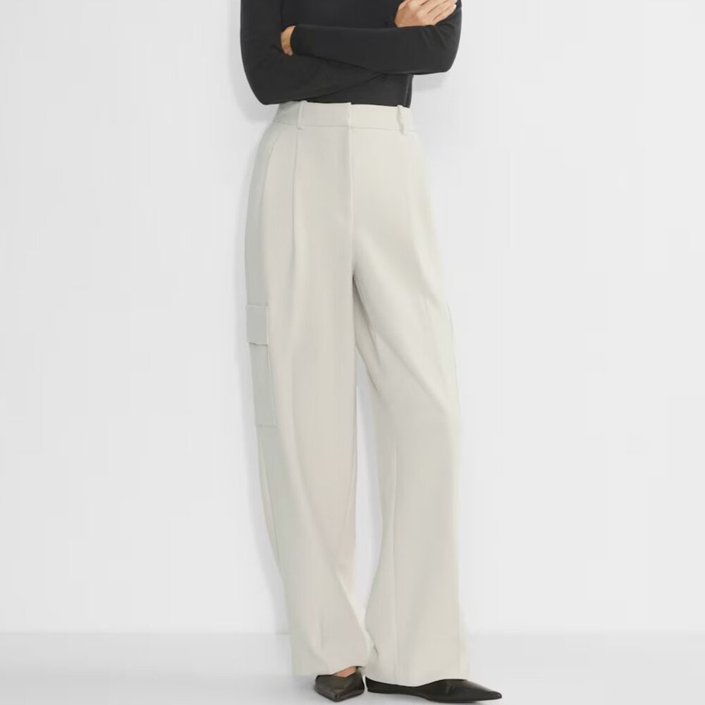 Aritzia Cargo Wide-Leg Trousers